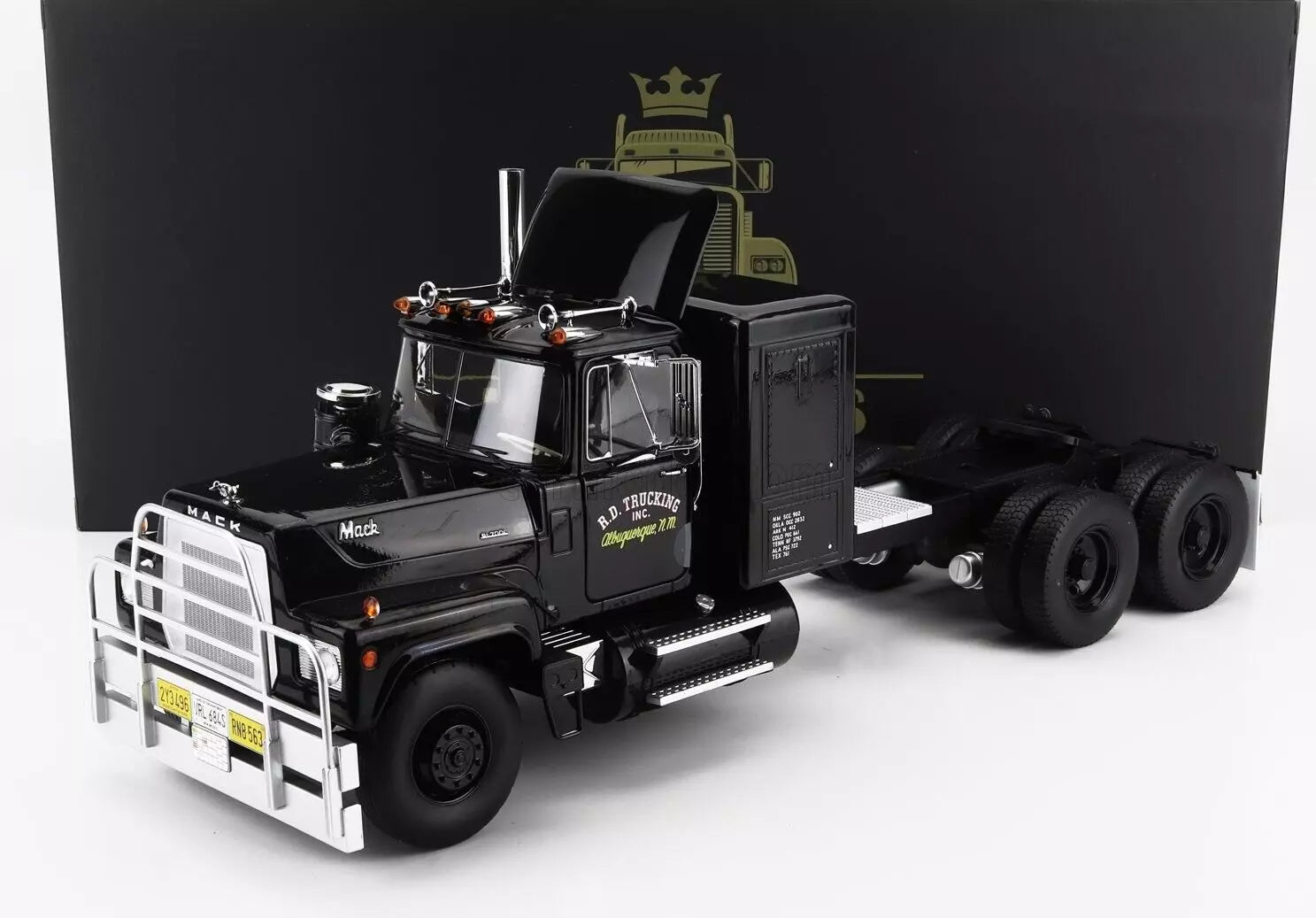 Road Kings 1:18 Mack RL 700L Truck Diecast limited edition (Convoy - Rubber Duck), Black - RK180171