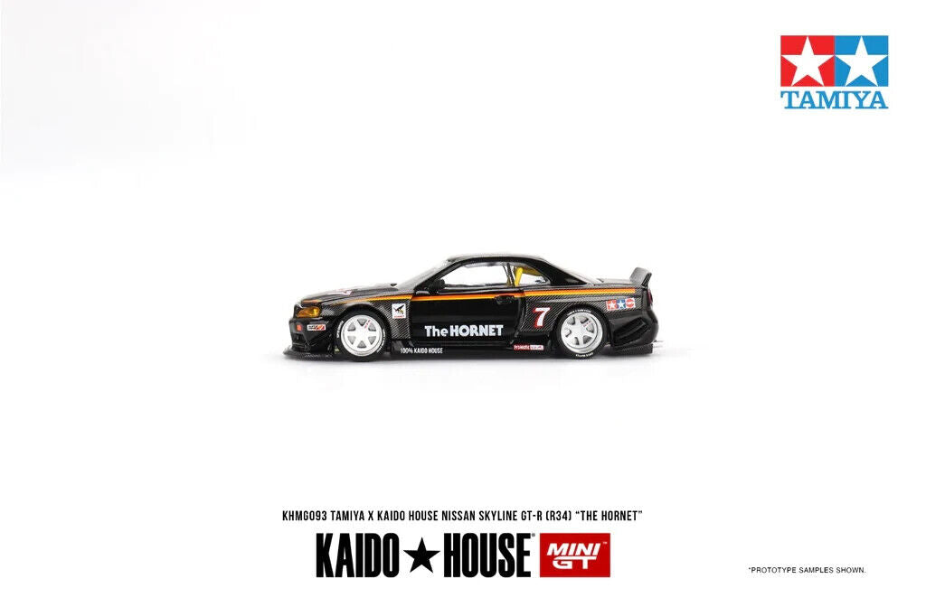 Mini Gt Kaido House 1:64 Nissan Skyline GT-R (R34) Tamiya X The Hornet - KHMG093