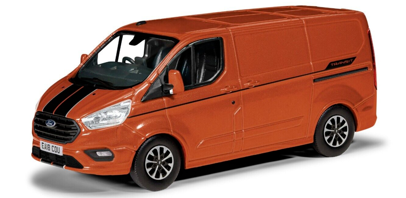 Corgi Vanguards 1:43 SCALE VA15101 Ford Transit Custom 310 Sport SWB - Orange