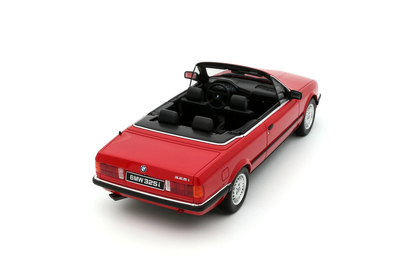 OTTO 1:18 Scale Resin Model Car - 1986 BMW E30 325i Convertible, Red - OT1194