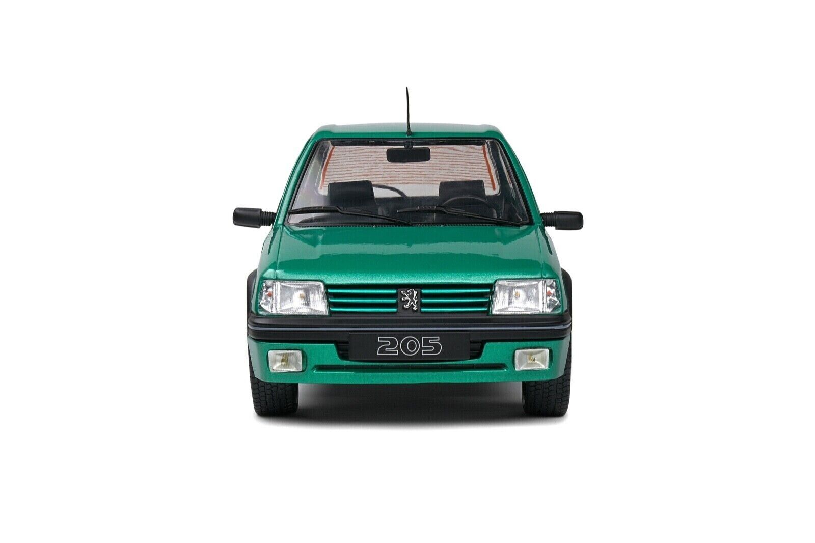 SOLIDO 1:18 Scale Diecast Model Car, Peugeot 205 GTI Griffe 1992 - Met Green