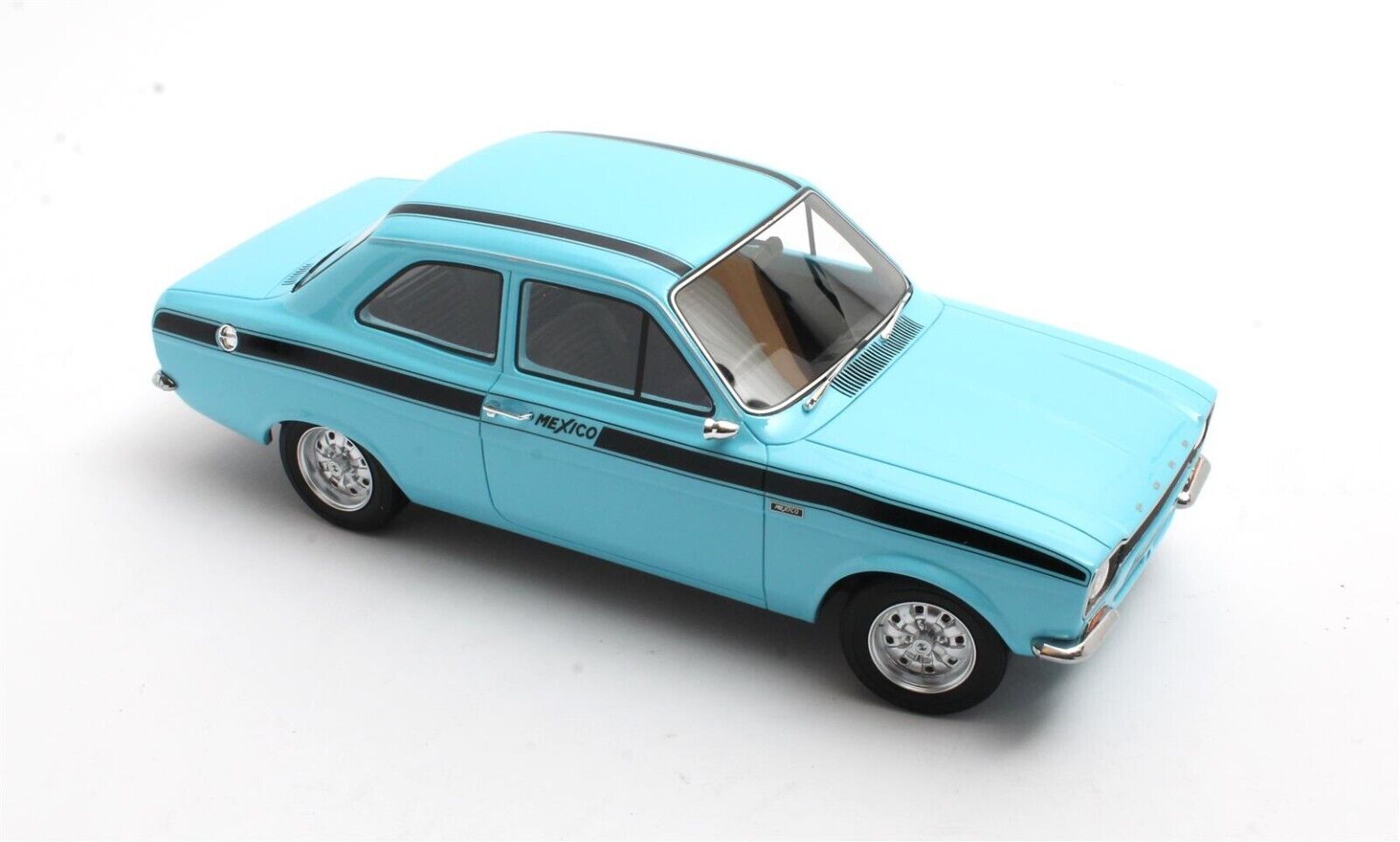 CULT 1:18 Scale Model 1973 Ford Escort Mk1 Mexico - Blue - CML063-2 - Only 96 Made
