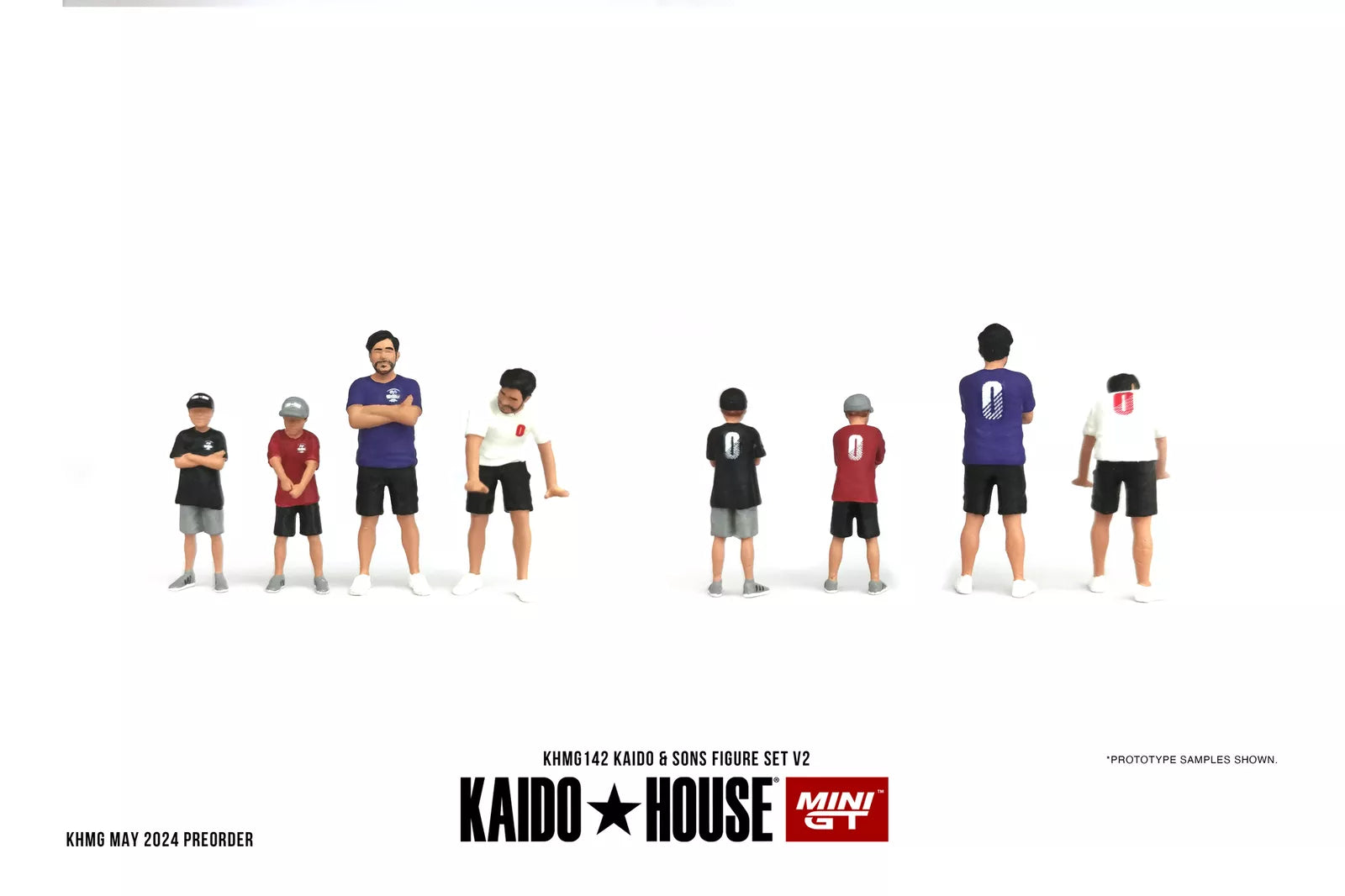 Mini GT 1:64 Kaido House Diecast Figures, Kaido & Sons V2 - KHMG142