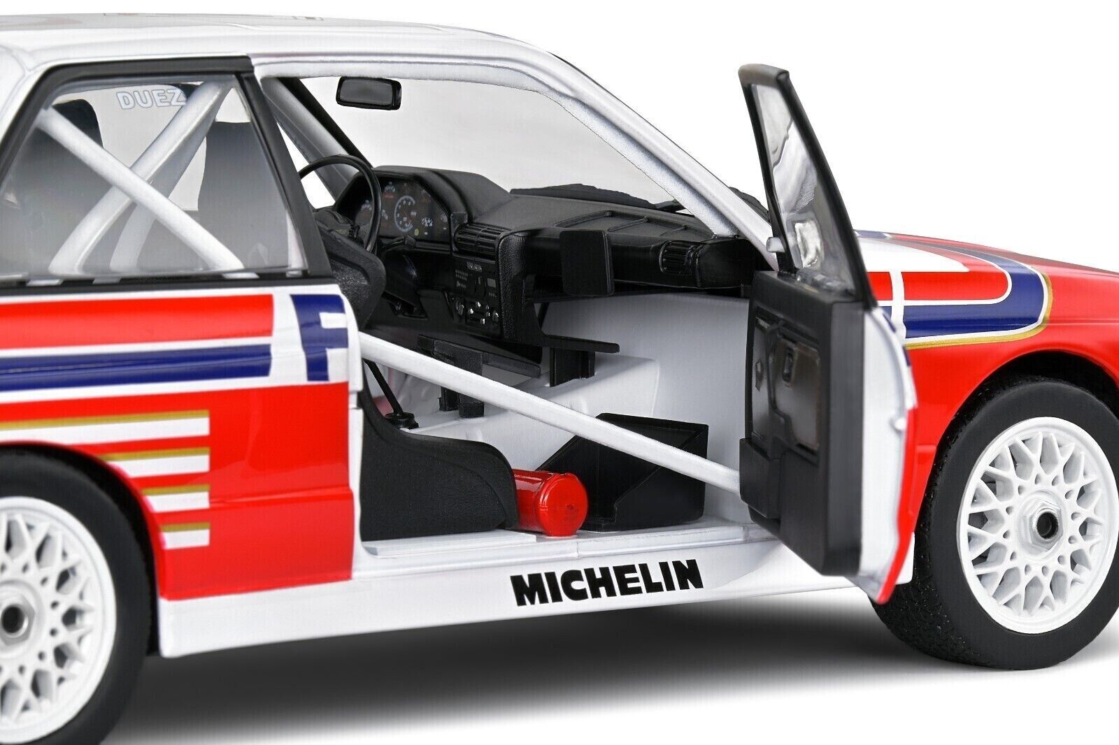 SOLIDO 1:18 Scale Diecast Model, BMW E30 M3 #14 Duez Belgium Procar 1993