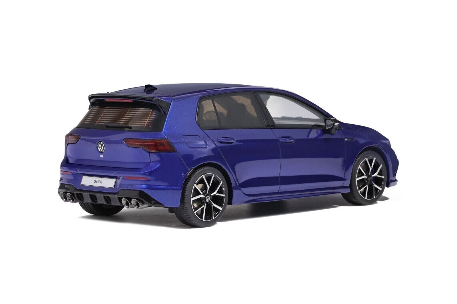 OTTO 1:18 Scale Resin Model Car - 1991 Volkswagen Golf VIII R - Blue (OT413)