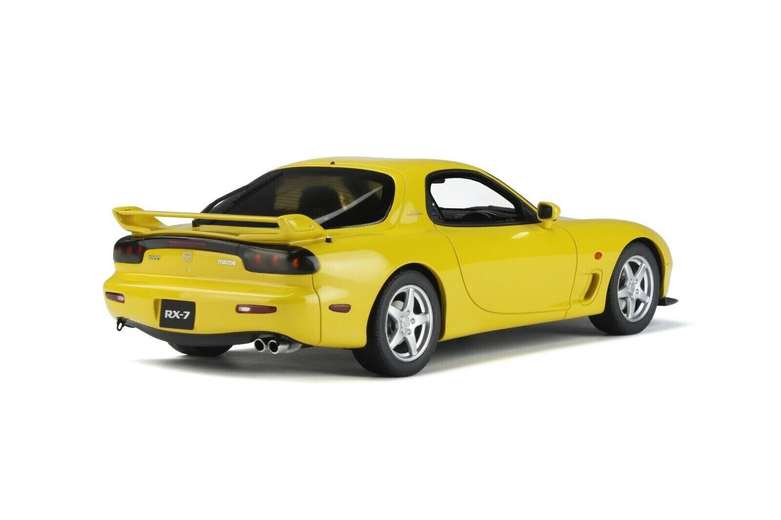 OTTO 1:18 Scale Resin Model Car - 1999 Mazda RX7 - FR Type R Bathurst R Yellow (OT397)