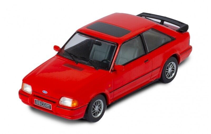 IXO 1:43 Scale Diecast Model Car - 1990 Ford Escort Mk4 XR3i in Red