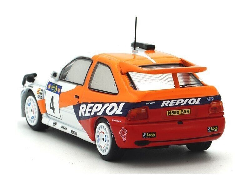 INNO64 1:64 Scale Diecast Model Car - Ford Escort RS Cosworth Repsol Safary Rally Kenya 1996 LHD