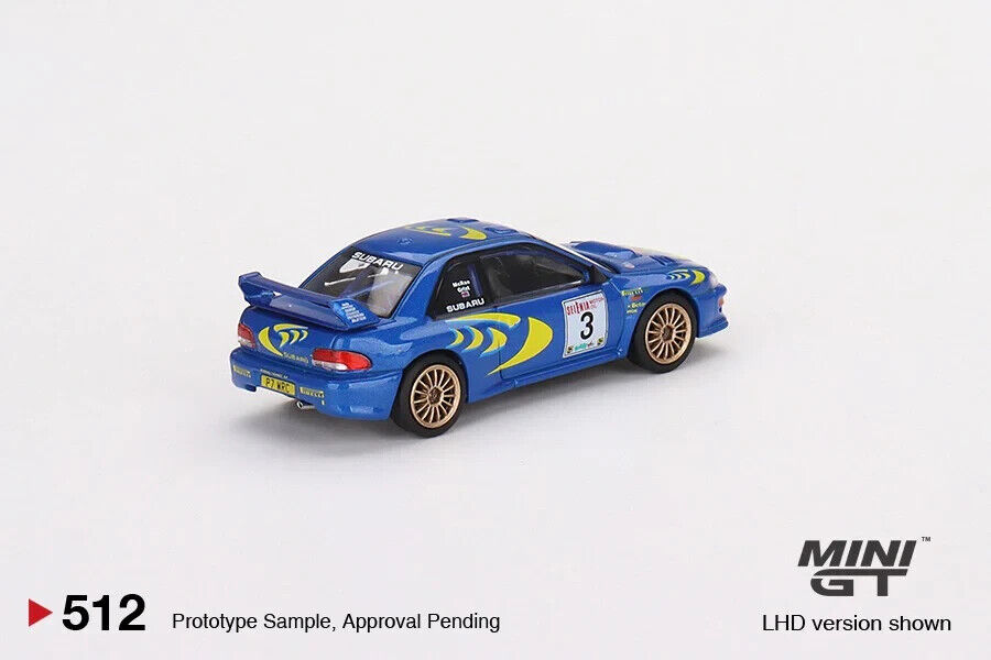 Mini GT 1:64 Diecast - Subaru Impreza WRC97 1997 Rally Sanremo Winner #3 McRae - 512