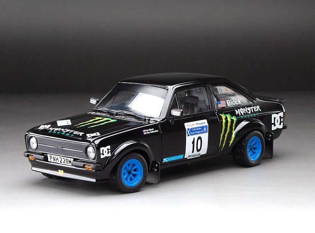 Sunstar 1:18 Ford Escort RS1800 – #10 Ken Block/A.Gelsomino – Colin McRae Forest Stages 2008 - 4858