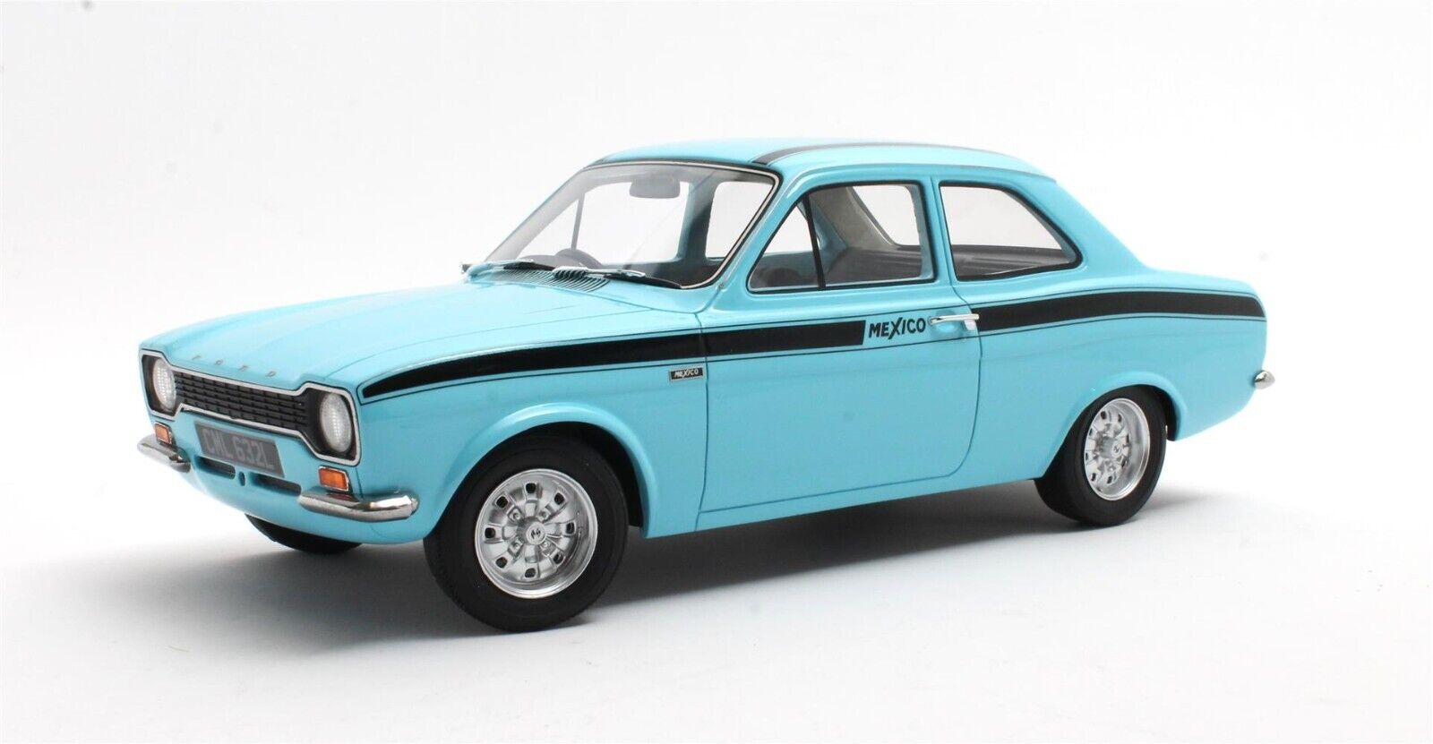 CULT 1:18 Scale Model 1973 Ford Escort Mk1 Mexico - Blue - CML063-2 - Only 96 Made