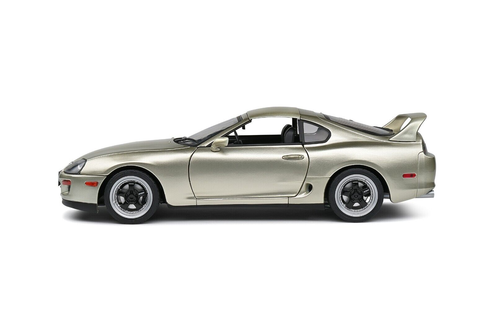 SOLIDO 1:18 Scale Diecast Model Car, Toyota Supra Mk4 (A80) Targa Roof in Quicksilver FX