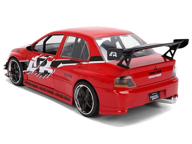 Jada Diecast - 1:18 Sean's Mitsubishi Lancer Evolution IX Fast & Furious - Red - 36208