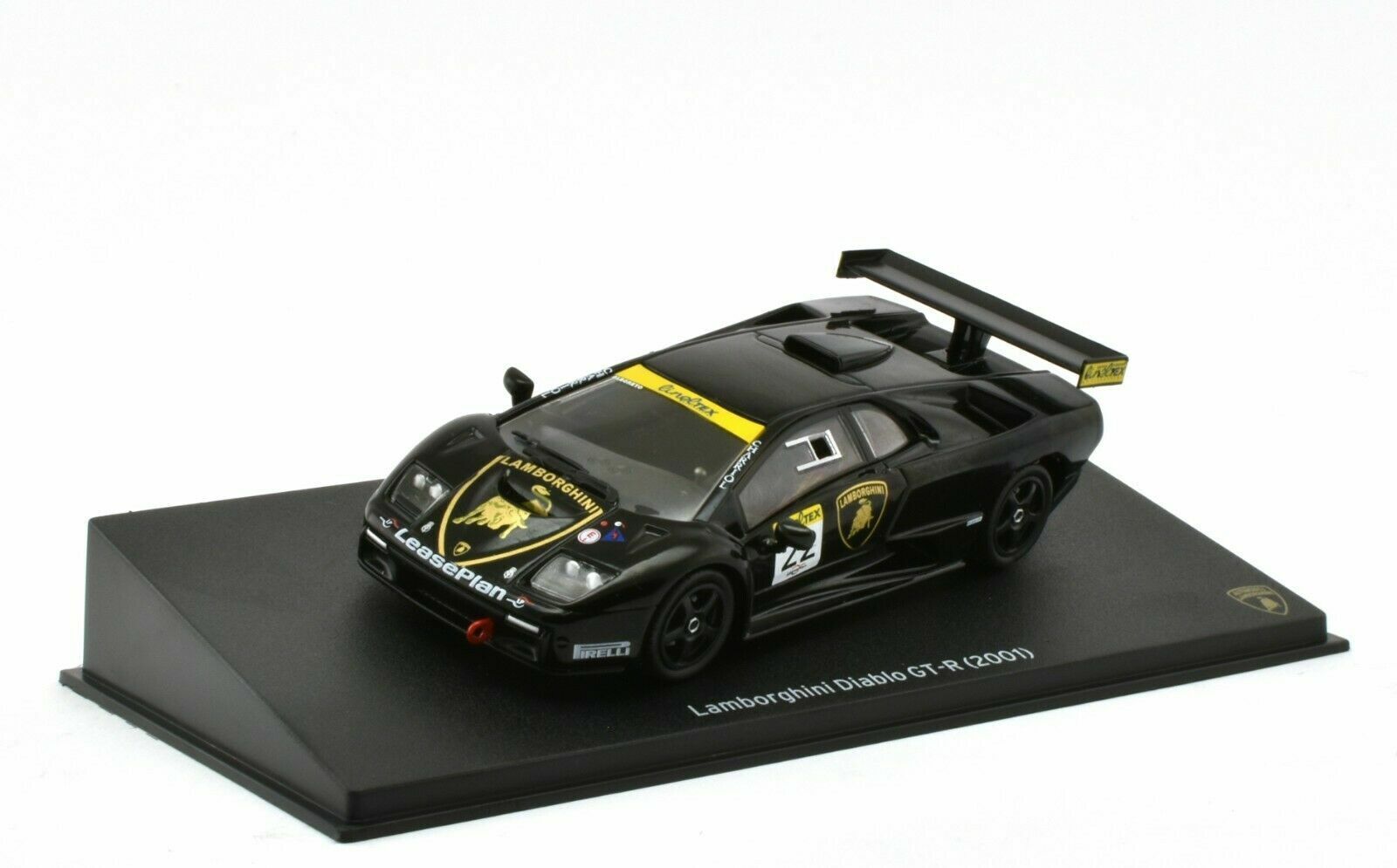 MAG 1:43 Diecast LAMBORGHINI DIABLO GT-R MODEL CAR BLACK 2001 SUPER SPORTS K8