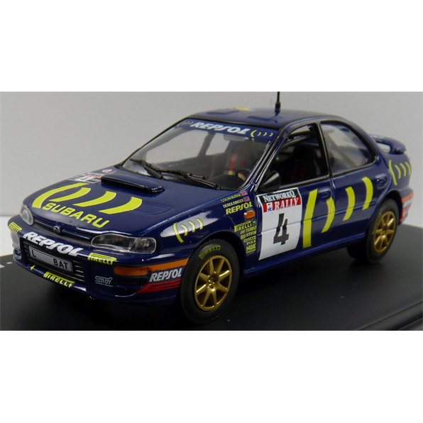 MAG 1:43 Scale Diecast Car Colin McRae Subaru Impreza Winner Network Q Rally 95