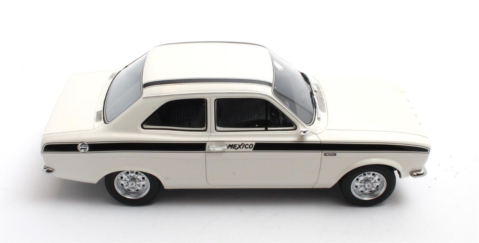 CULT 1:18 Scale Model 1973 Ford Escort Mk1 Mexico - White - CML063-4 - Only 96 Made