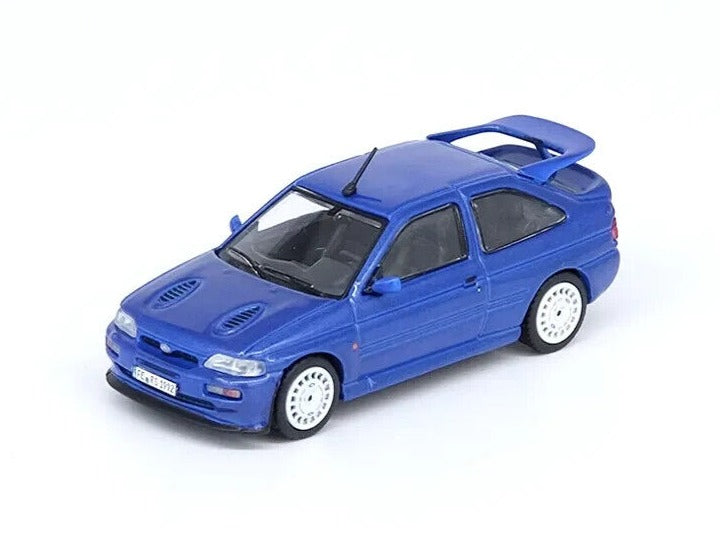 INNO64 1:64 Scale Diecast Model Car - Ford Escort RS Cosworth With OZ Alloys - Blue - LHD