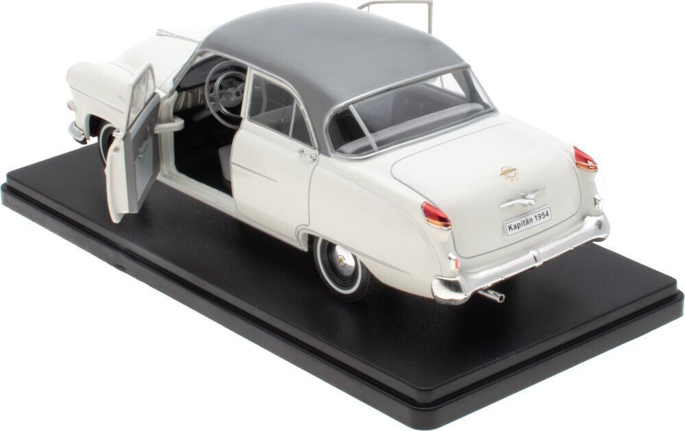 MAG 1:24 Scale Diecast Car - 1954 Opel Kapitan in White - Blister Pack