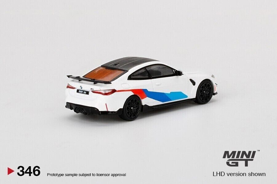 Mini GT 1:64 Diecast BMW M4 M-Performance (G82) Alpine White (RHD) - MGT00346-R