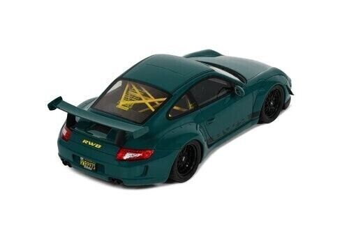 GT Spirit 1:18 Scale Resin Model Car Porsche 911 (997) RWB Bodykit Syunkashuto Green - GT896