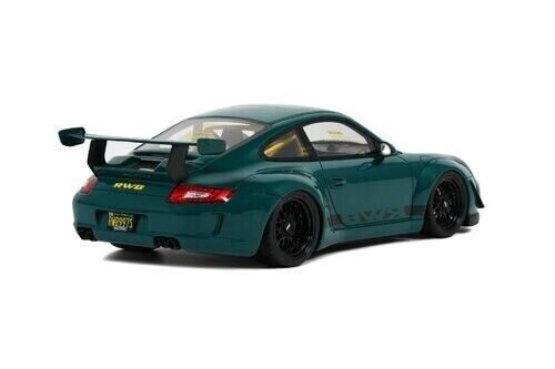 GT Spirit 1:18 Scale Resin Model Car Porsche 911 (997) RWB Bodykit Syunkashuto Green - GT896