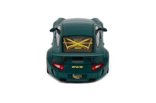 GT Spirit 1:18 Scale Resin Model Car Porsche 911 (997) RWB Bodykit Syunkashuto Green - GT896
