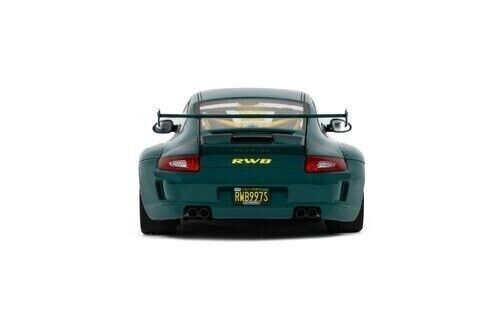 GT Spirit 1:18 Scale Resin Model Car Porsche 911 (997) RWB Bodykit Syunkashuto Green - GT896