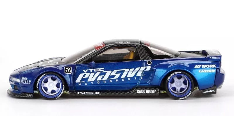 Mini GT Kaido House 1:64 Honda NSX Evasive V2, Blue - KHMG137