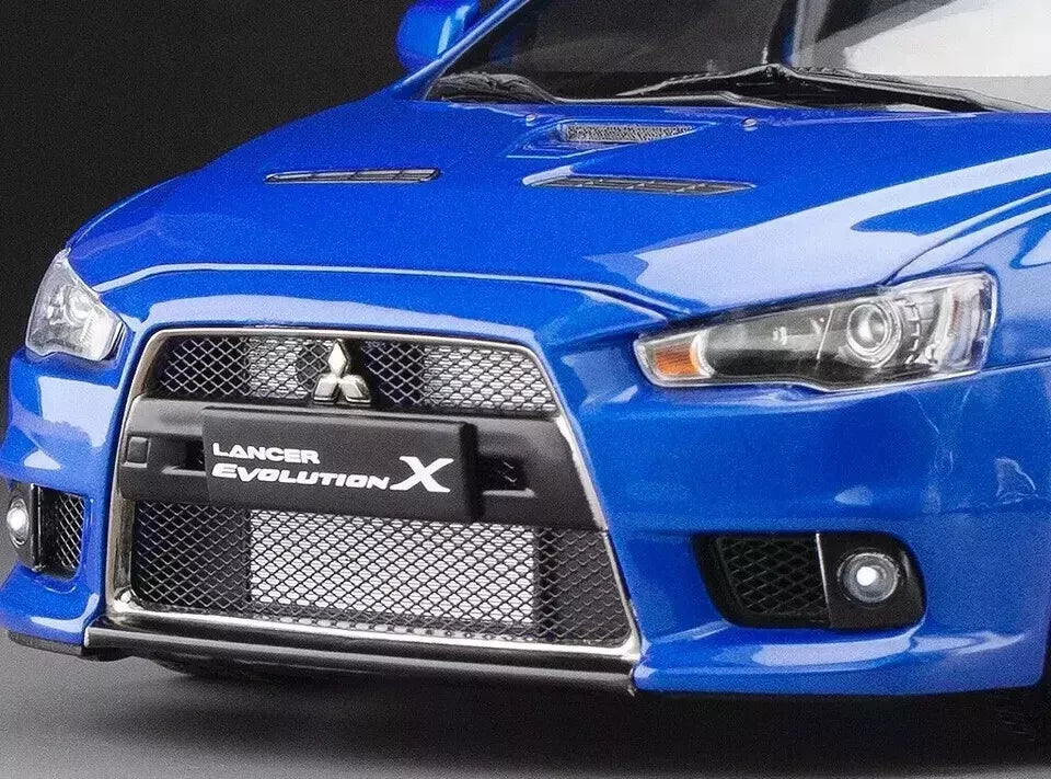 Sunstar 1:18 2018 Mitsubishi Lancer Evolution X - Blue Metallic, 5823