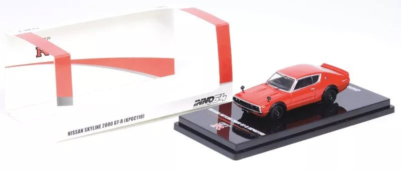 INNO64 1:64 Nissan Skyline GT-R (KPGC110), Red - IN64-KPGC110-RED