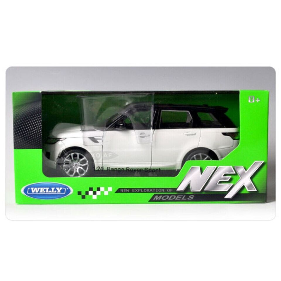 WELLY 1:24 Scale Diecast Model Car - Range Rover Sport in White
