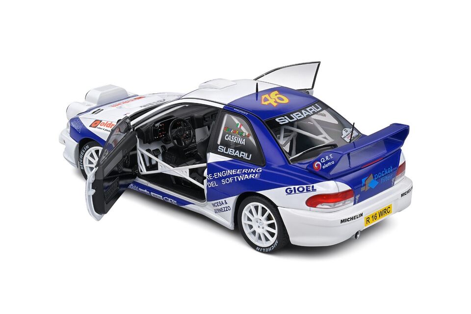 Solido 1:18 Diecast Model - Subaru Impreza WRC 99 Rally Azimut 2000 (Night Version)