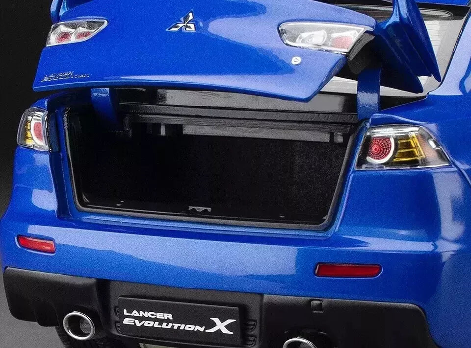 Sunstar 1:18 2018 Mitsubishi Lancer Evolution X - Blue Metallic, 5823