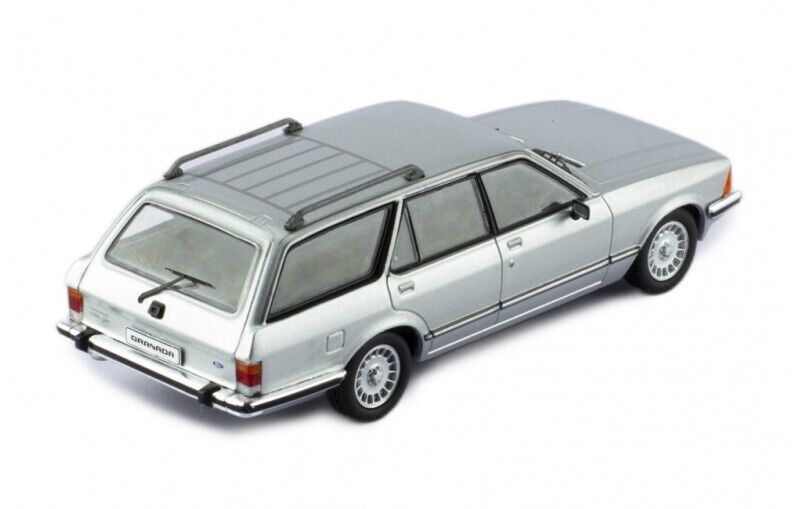 IXO 1:43 Scale Diecast Model Car - 1982 Ford Granada Mk2 Turnier Estate Silver