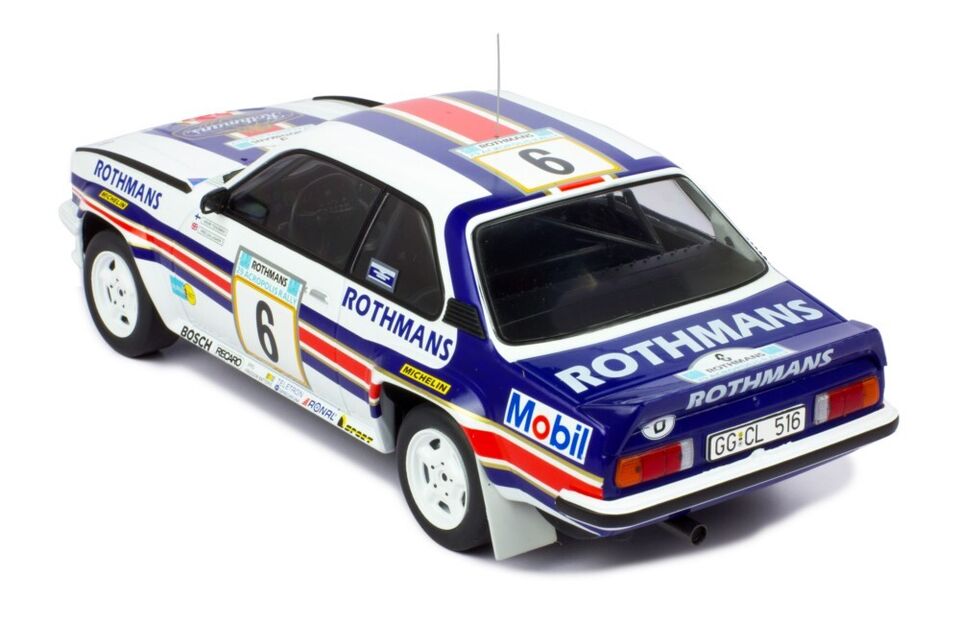 IXO 1:18 Opel Ascona 400 Rothmans Rally Acropolis 1982 #6 H.TOIVONEN-F.GALLAGHER