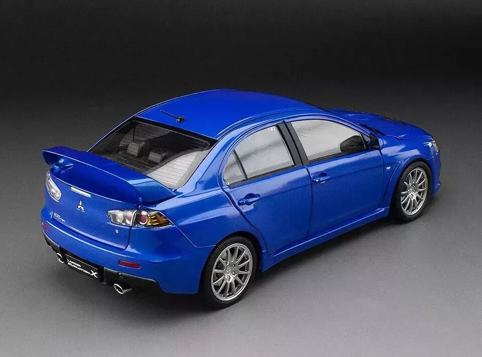 Sunstar 1:18 2018 Mitsubishi Lancer Evolution X - Blue Metallic, 5823