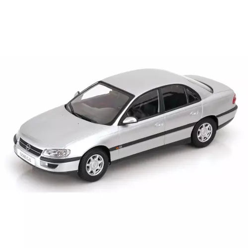 Triple 9 - 1:18 Scale Diecast - 1996 Opel Omega B CD, Silver Metallic - T9-1800430