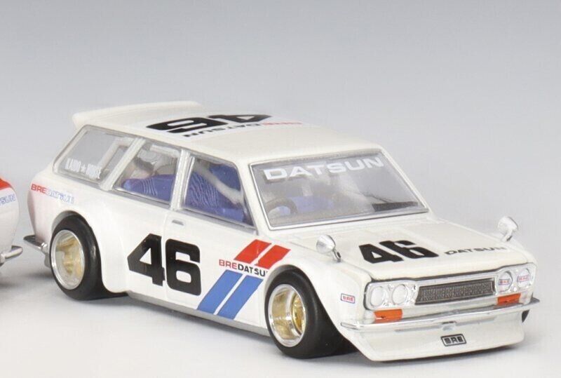 Mini GT 1:64 Scale Kaido House Datsun Kaido 510 Wagon White KHMG027