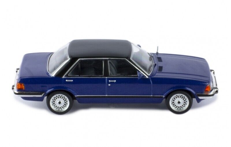 IXO 1:43 Scale Diecast Model Car - 1982 Ford Granada Mk2 2.8 GL in Blue