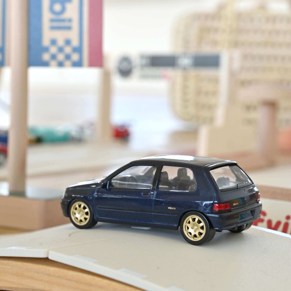 NoRev 1:43 Scale Diecast, 1993 Renault Clio Williams, Blue