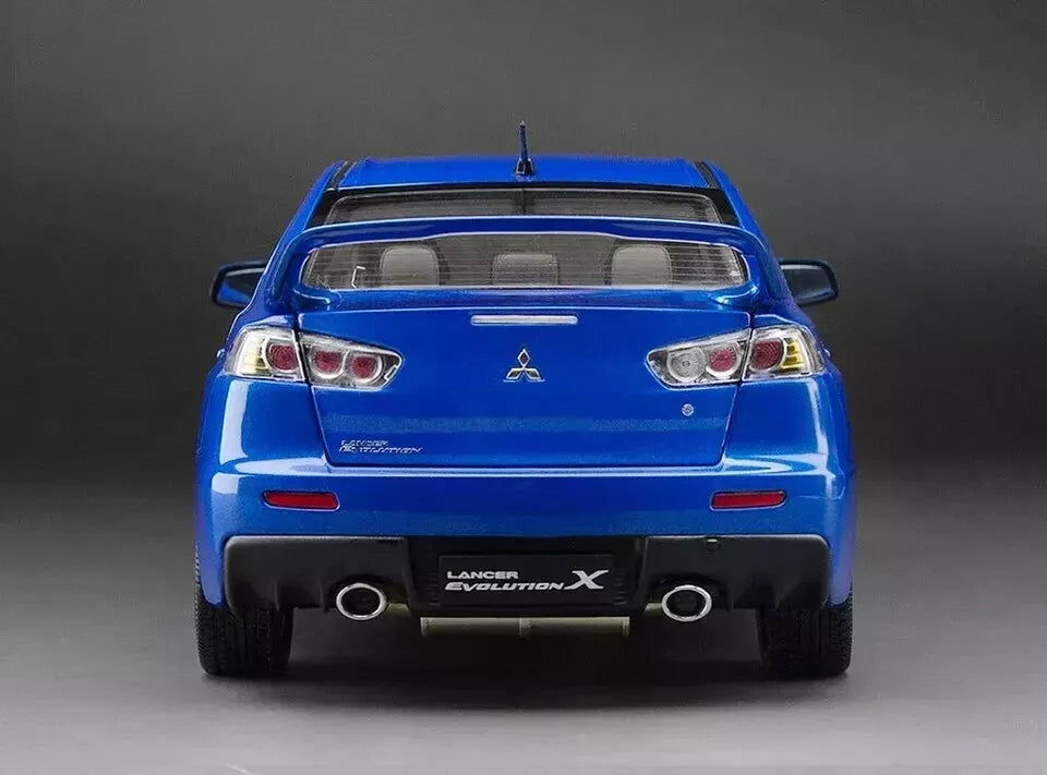 Sunstar 1:18 2018 Mitsubishi Lancer Evolution X - Blue Metallic, 5823