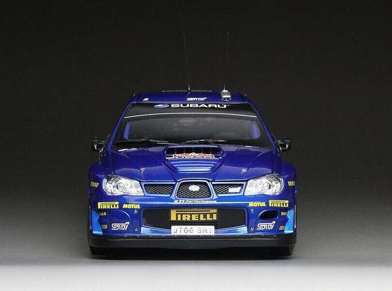 Sunstar 1:18 Subaru Impreza WRC06 #5 Solberg/Mills Wales Rally GB 2006 - 5580