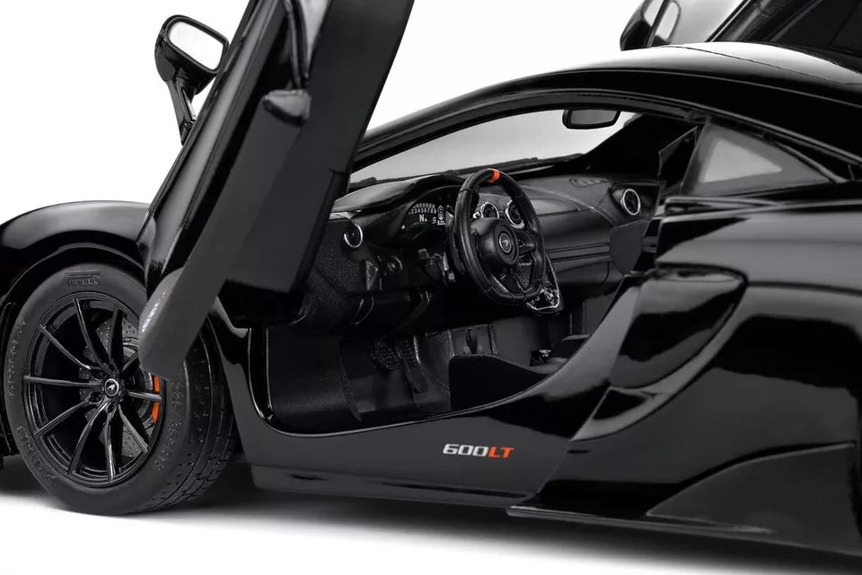 Solido 1:18 Diecast Model Car - 2018 McLaren 600LT, Black - 1804507