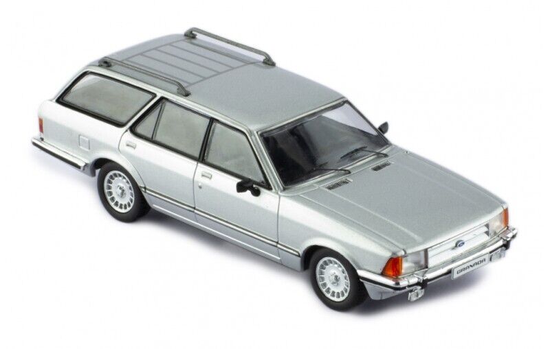 IXO 1:43 Scale Diecast Model Car - 1982 Ford Granada Mk2 Turnier Estate Silver