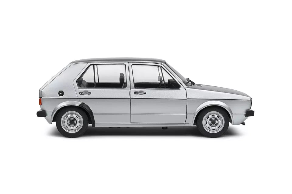 SOLIDO 1:18 Diecast, 1983 VOLKSWAGEN GOLF L, Gris Metal (Silver) - S1800214
