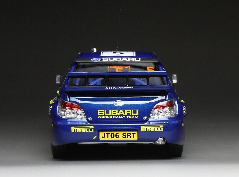 Sunstar 1:18 Subaru Impreza WRC06 #5 Solberg/Mills Wales Rally GB 2006 - 5580