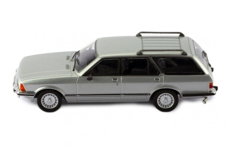 IXO 1:43 Scale Diecast Model Car - 1982 Ford Granada Mk2 Turnier Estate Silver