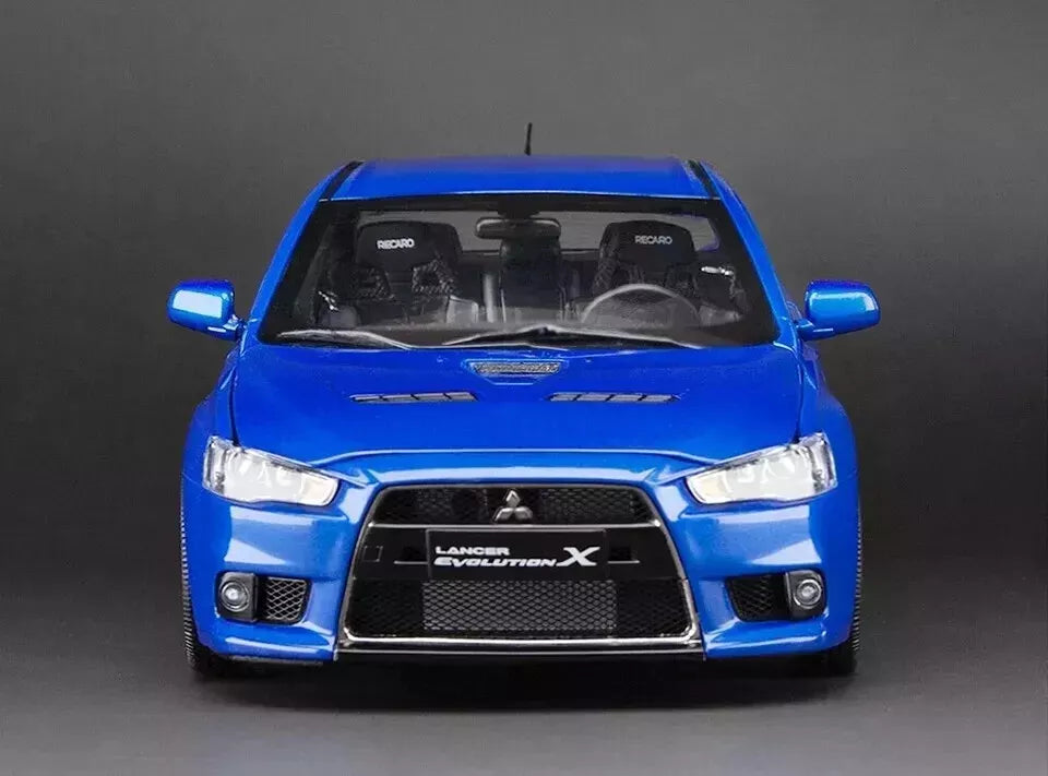 Sunstar 1:18 2018 Mitsubishi Lancer Evolution X - Blue Metallic, 5823