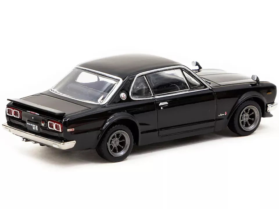 TARMAC WORKS 1:64 Scale Diecast, Nissan Skyline 2000GT-R (KPGC10), Black - T64G-043-BL