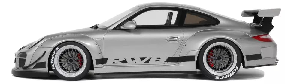 GT Spirit 1:18 Scale Resin Model, 2024 RWB ABU - Silver - GT483